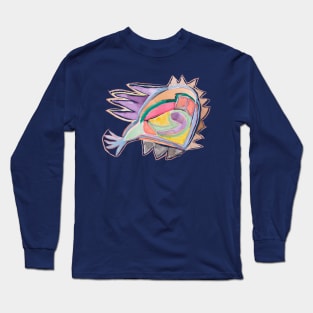 Punky whale Long Sleeve T-Shirt